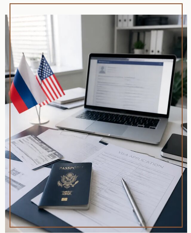 Оформление визы в США для туристов и бизнеса в Омске
